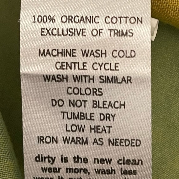 Toad & Co Plaid 100% Organic Cotton Shirt Dress - Picture 10 of 12